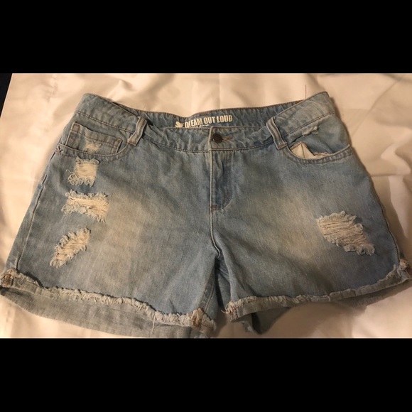 Selena Gomez Pants - Stone Wash Denim Jeans Shorts